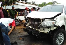 Taruna Akpol Tabrak Rumah Warga, Pemilik Rumah Alami Patah Tangan