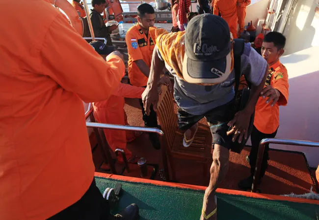 Mati Mesin, KM Ridha Perdana Terdampar di Perairan Konawe Utara basarnas_kendari