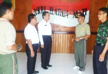 Kasdim Muna Terima Alumni Bela Negara LDII Kasdim Muna Terima Alumni Bela Negara LDII