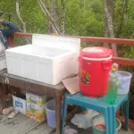 PKL Mulai Bermunculan di Kawasan Wisata Mangrove Bungkutoko jualan_bunggutoko