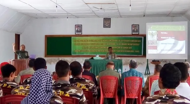 dandim_muna Desa Sidomakmur Mubar Jadi Lokasi TMMD 2016