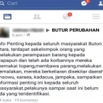 Isu Begal Bertopeng Beredar di Medsos Buat Resah Warga Butur Tidak Benar Isu Begal Bertopeng Beredar di Medsos Buat Resah Warga Butur Tidak Benar