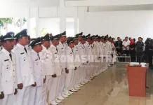 Lantik 56 Kades, Bupati Kolaka Tekankan Ketaatan Aturan Undang-undang Desa Lantik 56 Kades, Bupati Kolaka Tekankan Ketaatan Aturan Undang-undang Desa