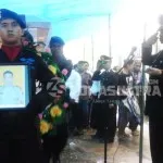 Hujan Deras Iringi Proses Pemakaman Brigadir Khaidir Hujan Deras Iringi Proses Pemakaman Brigadir Khaidir