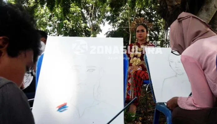Lestarikan Seni dan Budaya, Taman Budaya Sultra Adakan Event Melukis