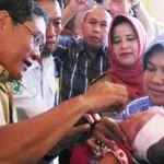 Bupati Canangkan PIN, Kolaka Sudah Bebas Polio Bupati Canangkan PIN, Kolaka Sudah Bebas Polio