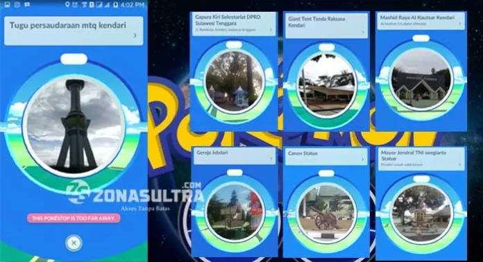 Demam Game Pokemon Go, Ini Tujuh Lokasi Pokemon di kota Kendari