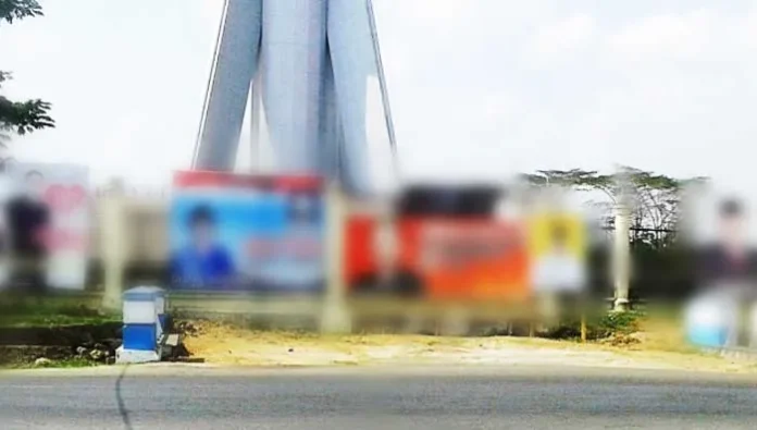 Ini Alasan Panwas Belum Menindak Balon Walikota yang Memasang Baliho di Tempat Terlarang