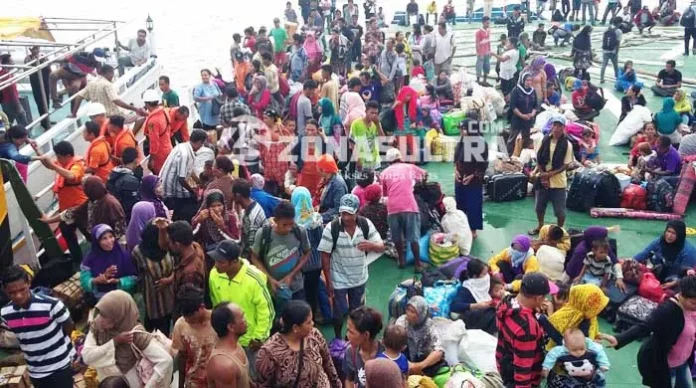 Manifest KM Teluk Sabrina 90 Orang, Saat Dievakuasi Mencapai 491