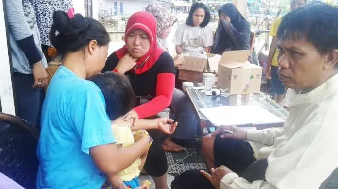 Dinkes Konut Dirikan Posko Pengobatan di Lokasi Banjir