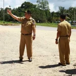 Hari Pertama Berkantor, Asrun Tinjau Pembangunan Pelabuhan Kontainer Bungkutoko Hari Pertama Berkantor, Asrun Tinjau Pembangunan Pelabuhan Kontainer Bungkutoko