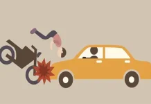 Hilang Kendali, Motor Hantam Mobil Kepala PLN Konut Ilustrasi