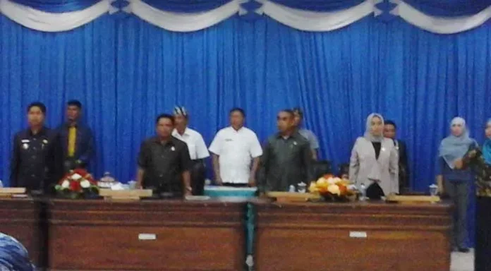 DPRD Buton Gelar Paripurna Pandangan Umum Terhadap Penyampaian Nota Keuangan APBD-P