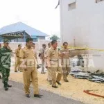 Bupati Butur Tinjau Lokasi Kebakaran Kantor BPKAD Bupati Butur Tinjau Lokasi Kebakaran Kantor BPKAD