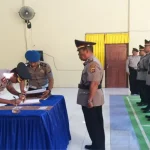 Tiga Perwira Polres Wakatobi Berganti Kapolres Wakatobi lantik perwira baru dijajaran Polres Wakatobi
