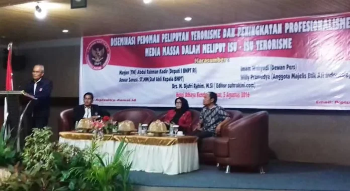 Gelar Diseminasi, BNPT Harap Profesionalisme Media Dalam Meliput Isu Terorisme