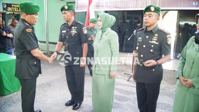 dandim_berganti Dandim Kendari Berganti, Letnan Kolonel Kav Agus Waluyo Jabat Kepala Staf Korem 143/Halu Oleo