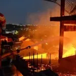 Kemarau Panjang di Muna, 37 Rumah Hangus Terbakar Kantor Dinas Tenaga Kerja Muna Terbakar