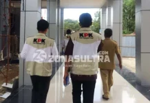 Penggeladahan Kantor Gubernur Sultra Terkait Dugaan Korupsi Izin Pertambangan Polisi Kawal Tim KPK Geledah Kantor Gubernur