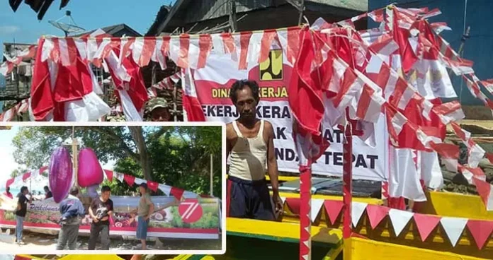Jelang Lomba Perahu Hias, SKPD Berlomba Tampilkan Hiasan Terbaik