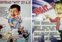 Ketika Poster Anti Korupsi Menempel di Dinding Kantor Gubernur Sultra Ketika Poster Anti Korupsi Menempel di Dinding Kantor Gubernur Sultra