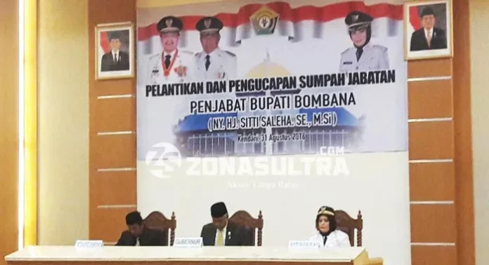 Kemunculan Perdana Nur Alam Ditemani Istri dan Ketua DPRD Sultra