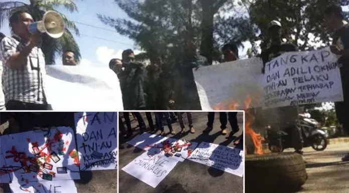 Pewarta Kendari Kutuk Penganiayaan Dua Jurnalis Asal Medan oleh TNI AU