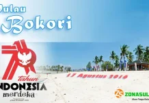 Danrem 143 HO: Upacara HUT RI di Pulau Bokori Merupakan Sejarah Spektakuler Pulau_bokori_hut_RI_sultra_ke_71