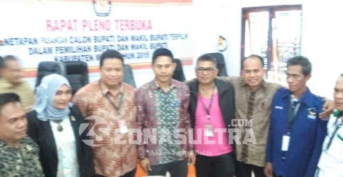 rapat_pleno_muna Pleno KPU Muna, Pasangan Rusman– Malik Ditetapkan Bupati Terpilih