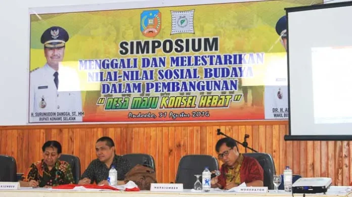 Wujudkan Pembangunan Daerah Lewat Sosial Budaya, Tokoh Masyarakat Adat Se-Konsel Gelar Simposium
