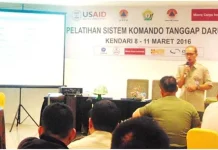 Praktisi Kebencanaaan di Sultra Gelar Workshop Komando Tanggap Darurat Workshop BPBD - Pelatihan sistem komando tanggap darurat di hotel Zenith, Kendari (8-11 Maret 2016) BPBD Sulawesi Tenggara (Sultra) didukung program Technical Assistance and Training Team (TATTs). (Istimewa)