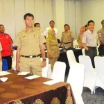 Begini Fasilitator Kebencanaan di Sultra Disiapkan Sharing Informasi : Acara Sharing dan Tukar informasi staff Badan Penanggulangan Bencana Daerah (BPBD) Sulawesi Tenggara (Sultra) dan pool of Fasilitator di Hotel Zenith Kendari, Jumat (9/9/2016). (Foto: Istimewa)