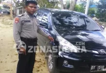 Menipu, Dua Oknum Guru Perempuan Harus Mendekam di Polsek Baruga barang-bukti-mobil-avanza-yang-diamankan-di-polsek-baruga