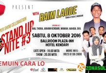 Yuk Ngakak Bareng Raim Laode di Stand Up Nite 3! Yuk Ngakak Bareng Raim Laode di Stand Up Nite 3!