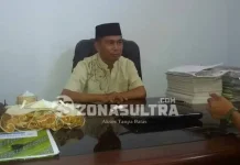 Ini Penjelasan Kandepag Koltim Terkait Pembayaran Jamaah Haji Rp.5 Juta Bustamil. FOTO : JASPIN/ZONASULTRA.COM