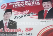 Ini Alasan Rasak Tetap Masukkan Gambar Nur Alam dalam Baliho Sosialisasi baliho-abdul-rasak-dan-gubernur-nur-alam