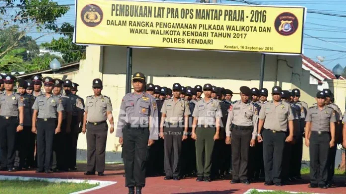Demi Keamanan Pilwali, 750 Personil Polisi Ikuti Lat Pra Ops Mantap Praja