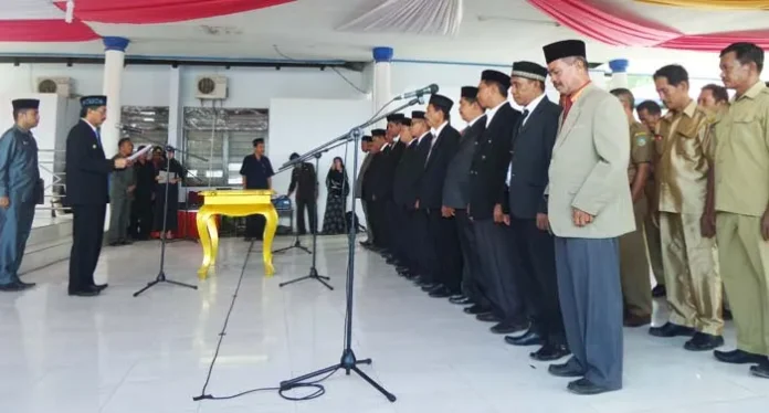 pelantikan_eselon_konkep Sejumlah Pejabat Eselon II dan III di Konkep Berganti