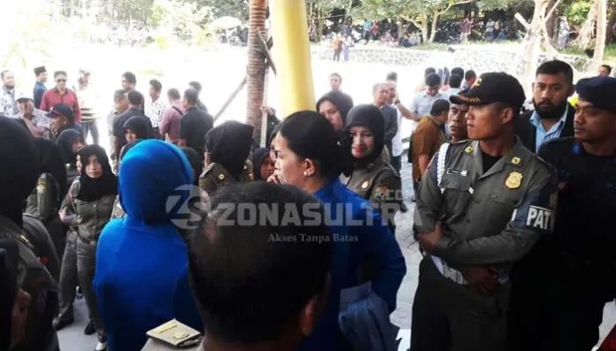 Alasan Gedung Penuh, Dua Orang Perwakilan Danlanal Kendari Dilarang Masuk