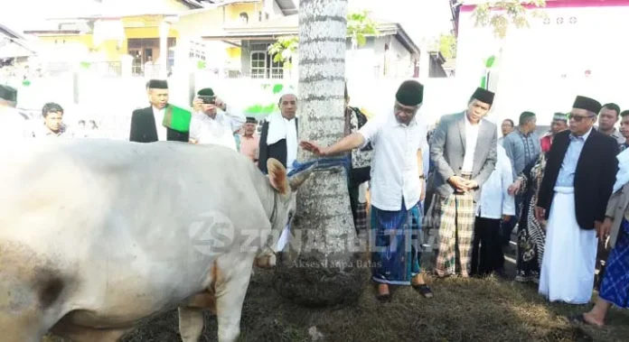 Serahkan Sapi Jokowi, Nur Alam Juga Kurban 2 Ekor Sapi