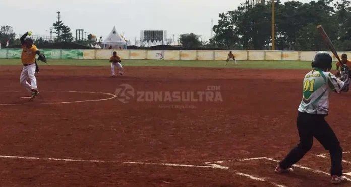 Bertemu di Babak Pagesistem, Softball Sultra Kalah dari Jawa Timur
