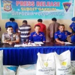 Amankan 103 Karung Bahan Peledak, Dit Polair Polda Sultra Enggan Sebut Nama Tersangka Amankan 103 Karung Bahan Peledak