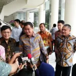 Temui Wapres, Kery Laporkan Tambang Bermasalah Bupati Konawe Kerry Saiful Konggoasa bersama Menteri ESDM Jonan Ignatius