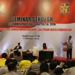 Bareskrim Polri: Pencegahan Teroris Harus Gunakan Strategi Jemput Bola SEMINAR SEKOLAH - Kepala Badan Reserse dan Kriminal (Bareskrim) Polri, Komjen Pol Ari Dono Sukmanto sedang membawakan materi tentang pencegahan teroris, di Auditorium PTIK, Rabu (12/10/2016) malam. ( Foto : Istimewa )