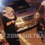 Lepas Kendali, Ibu Hamil Tabrak Mobil Parkir Samping Eks MTQ lepas-kendali-ibu-hamil-tabrak-mobil-parkir-samping-eks-mtq