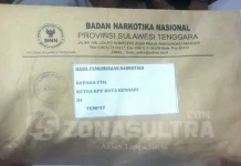 Negatif Narkoba, 3 Paslon Walikota Lolos Tes Kesehatan Dokumen hasil tes narkoba pasangan calon walikota Kendari yang tersegel.