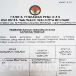 Bagi-Bagi Beras, Sarung dan Uang, Panwas Tegur ADP surat-teguran-adp-dari-panwas-kpu