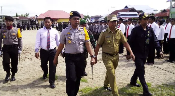 Polres Buton Gelar Apel Pasukan Pengamanan Pilkada Polres Buton Gelar Apel Pasukan Pengamanan Pilkada