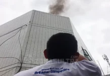 Kantor BRI Sam Ratulangi Kendari Terbakar, Puluhan Pegawai dan Nasabah Berhamburan kebakaran-bri