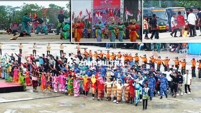 kesenian_hut_tni Pertunjukkan Kesenian Daerah Warnai Peringatan HUT TNI di Sultra